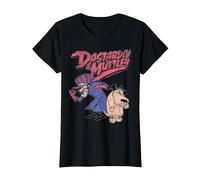 Wacky Races Classic Dastardly & Mutley Camiseta, Mujer, Negro, XL