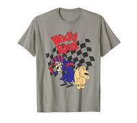 Wacky Races Flag Camiseta, Hombre, Pizarra, L