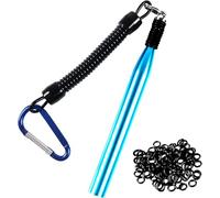 Wacky Rig Tool con 100 anillos en O de gusano, kit completo de herramientas de anillo loco para aparejo Senko Stick y otros cebos suaves, accesorios esenciales de configuración de gusanos locos para