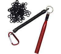 Wacky Rig Tool con 100 anillos en O de gusano, kit completo de herramientas de anillo loco para aparejo Senko Stick y otros cebos suaves, accesorios esenciales de configuración de gusanos locos para
