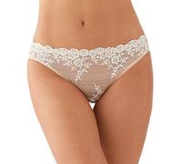 Wacoal Bragas de Bikini de Encaje para Mujer, Ropa Interior de Estilo, Transparente, Naturalmente Nude/Marfil, M