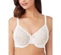 Wacoal Halo Lace Unlined Convertible Underwire Bra Sujetador, Opaco, Marfil, 100B para Mujer
