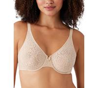 Wacoal Halo Lace Underwire Bra Sujetador, Semitranslúcida, Nude Natural, 95F para Mujer