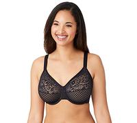 Wacoal Sujetador Reductor de Efectos visuales, Traslúcido, Negro, 34D para Mujer