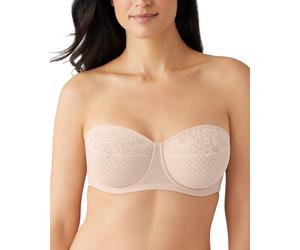 Wacoal Sujetador Reductor sin Tirantes Visual Effects para Mujer, Arena, 85D