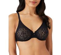 Wacoal Women's Halo Lace Underwire Bra 851205 Black Bra 32D