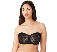 Wacoal Women's Halo Strapless Bra, Black, 38DDD