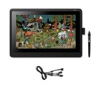 Wacom Cintiq 16 - Monitor Interactivo y bolígrafo Wacom Pen Pro 2, Pantalla LCD de 16" para diseño Digital, Resolución Full HD, Compatible con Windows y OS, Negro