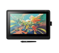 Wacom Cintiq 16 Tableta Gráfica con Pantalla Táctil de 15.6 Pulgadas Full HD (1920 x 1080) y Lápiz con 8192 Niveles de Presión, Negra