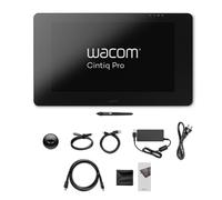 Wacom Cintiq Pro 24 - Tableta gráfica 24" con resolución 4K y Soporte Integrado - Incluye lápiz Pro Pen 2 con Diferentes Puntas de Repuesto - Compatible con Windows y Mac - Color Negro