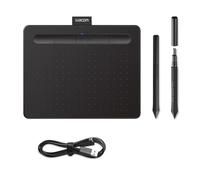 Wacom Intuos Small Tableta Gráfica Bluetooth - Tablet para Dibujar, Pintar, editar Fotos con lápiz Sensible a la presión Negro - óptima para la educación en línea y el teletrabajo