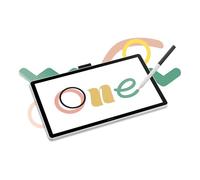 Wacom One 14 Tableta gráfica con Pantalla - 14″ Full HD con lápiz sin batería, Pantalla antirreflejo & Software Incluido - Compatible con Windows, macOS & ChromeOS