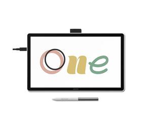 Wacom Una tableta de dibujo de 14 pulgadas con pantalla, tableta de arte digital completamente laminada HD de 14 pulgadas con software creativo y entrenamiento, almohadilla de dibujo gráfico para Mac