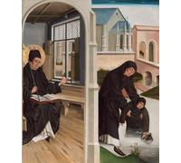 WACTWJNA Famoso Impresiones en Lienzo Arte PóSter Pinturas Modernas Milagro de San Benito para la Decoración del Pasillo 60x90cm