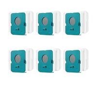 wadafen 6 Piezas Bolsas de Polvo para Samsung Bespoke Jet VCA-ADB95,Bolsas de Vaciado de la Suciedad,Bolsa de Eliminación de Suciedad,para Bolsas Eliminación Automática de Suciedad