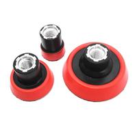 Wadakada 1/2/3 Pulgadas Placa de Respaldo Almohadilla de Lijado Soporte de Almohadilla de Pulido para el Cuidado del Lavado de Autos Almohadilla de Esponja Disco de Respaldo M14