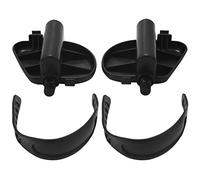 Wadakada 1Pair Pedal De Bicicleta De Ejercicios Pedal De Bicicleta Ampliado con Correas De Pedales para Bicicletas Fijas De Estacionario