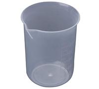 Wadakada 2 Piezas de Vaso De Precipitados De Medicion De 50 Ml Vaso Graduado De Plastico Transparente para El Laboratorio