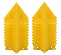 Wadakada 20 Piezas de Soportes de PiráMide de Pintor, Soportes de Pintura de Gabinete para Elevadores de Puerta de Gabinete de Lona, Soportes de Soporte de Lona de Pintura para Verter