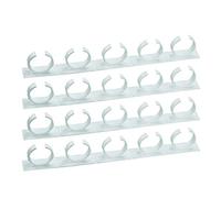 Wadakada 4 Piezas Estante para Tarros de Cocina,Soporte para de Condimento Adhesivo Montado en Pared, para Puerta de Gabinete,Gancho para Colgar