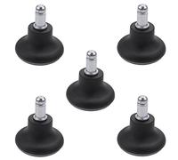 Wadakada 5 Piezas de Deslizamientos de Campana de Repuesto para Sillas de Oficina TapóN de Ruedas para Sillas de Oficina Ruedas Giratorias Taburete de 2 Pulgadas, Deslizamientos de Campana