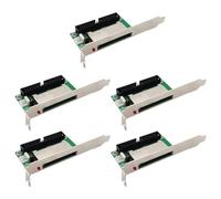 Wadakada 5 Unidades de Tarjeta Compact Flash de 40 Pines una Adaptador Convertidor IDE 3,5, Panel Posterior de Soporte Pci