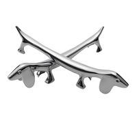 Wadakada 6 Piezas Soporte de Palillos de Perro PequeñO Soporte de Palillos Dachshund AleacióN de Zinc Tenedor Soporte de Cuchara Vajilla Soporte Herramienta