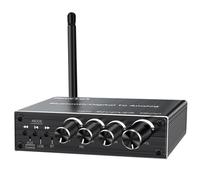 Wadakada Adaptador Receptor de Audio Bluetooth 5.3 Reproductor U Disco Amplificador de Micrófono Convertidor de Altavoz de Audio con Control Remoto