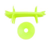 Wadakada Juego de Conos y Vallas Ajustables Vallas de Agilidad Conos de Disco para Deportes de FúTbol Entrenamiento de Velocidad PlioméTrica