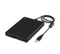 Wadakada Lector de Disquetes Externo USB FDD de 3,5" y 1,44 MB, Unidad de Disquete Portátil para PC, Portátil y de Escritorio