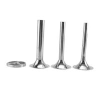 Wadakada Placa de Orificio para Picadora de Carne de Acero Inoxidable para 12 Tipos de Cuchilla para Picadora de Carne, Cuchillo de Red, Intestino para Kitchen Aid