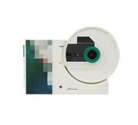 Wadakada Reproductor de CD de Pared con Control Remoto, Altavoz de Audio para el Hogar, USB, Compatible con Bluetooth, Entrada Auxiliar, Reproductor de CD de Color Verde.