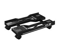 Wadakada Soporte Ajustable para Computadora, Soporte para PC Móvil, Soporte para Torre de Computadora, Color Negro.