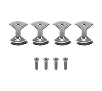 Wadakada Tacos de Placa de Pedal de Bicicleta de Titanio Pro de Ciclismo para Zero 4 Tacos 4 Pernos Piezas de Repuesto de Bicicleta