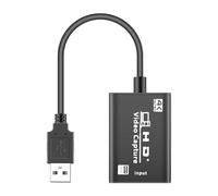 Wadakada Tarjeta de Captura de Video Tarjeta de Captura una USB 3.0 Completo HD 1080P 4K TransmisióN y GrabacióN en