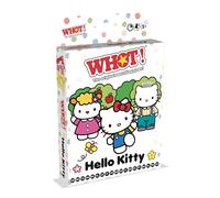 Winning Moves Hello Kitty WHOT! A su vez, formas surtidas, números, juego familiar clásico, juego de viaje, gran regalo para niños de 5 años o más