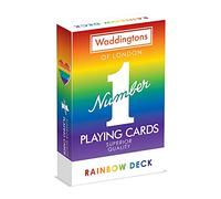 Waddingtons NO. 1 Arcoíris Cartas Poker - 1 Baraja De 55 Cartas, Para Todos A Partir De 4 Años, Desde 1 Jugador
