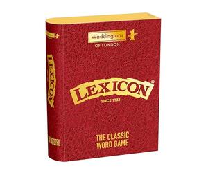 Waddingtons Number 1 Lexicon Book The Classic Word Game, crea crucigramas y anagramas, juego educativo de viaje, gran regalo para mayores de 8 años