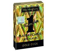 Waddingtons Number 1 Número 1 Spielkarten - Cubierta Oro - Kartenspiel Gold - Alter 6+ - Deutsch