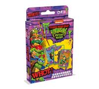 Waddingtons Number 1 Teenage Mutant Ninja Turtles WHOT! Juego de Cartas, Toma turnos a Juego con Figuras y Personajes Incluyendo Raph Donnie y Mikey, Gran Regalo y Juguete para niños y niñas a Partir