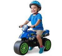 Waddle Bicicleta de equilibrio para niños - Juguetes para niños pequeños con sonidos, base de rueda ancha, ruedas recubiertas de goma, coche de pie a piso para niños de hasta 44 libras, motocicleta