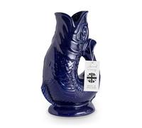 Wade - Jarra para pescado, loza, emblemática herencia del Reino Unido, fabricada en Stoke-on-Trent, 1,2 L, azul cobalto