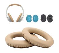 WADEO Almohadillas de Repuesto, Auriculares Bose AE2/AE2W/QC25/QC2/QC15 Amortiguador del cojín de oído de la Espuma de 2 Pedazos y 4 de Repuesto de Almohadillas Internas (Caqui)
