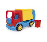 Wader 35311 Tech Truck Lkw 35311-Tech - Cubo de Basura Resistente, 26 x 11,5 x 15 cm, a Partir de 12 Meses, Juegos creativos, Multicolor
