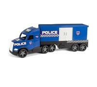 Wader 36201 - Vehículo policial Magic Truck con Puerta Lateral, tamaño Aprox. 79 cm, para niños a Partir de 3 años, Adecuado como Regalo para Juegos creativos