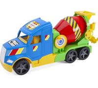 Wader 36341 - Camión mágico hormigonera, tamaño Aprox. 59,5 cm, para niños a Partir de 3 años, Adecuado como Regalo para Juegos creativos