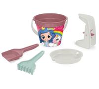 WADER 43240 - Juguete de Arena Replay con Cubo, Pala, rastrillo, tamiz y Molino de Arena, Juguete de Playa de 5 Piezas Hecho de plástico Reciclado, a Partir de 1 año