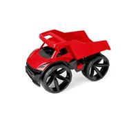 Wader 64000 - Volquete Maximus en Rojo con Caja basculante bloqueable y neumáticos Anchos, Altura Aprox. 59 cm, para niños a Partir de 12 Meses, Regalo para Juego Creativo