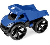 Wader 64020 - Volquete Maximus en Azul con cubeta con Cerradura y neumáticos Anchos, tamaño Aprox. 59 cm, para niños a Partir de 12 Meses, Adecuado como Regalo para Juegos creativos
