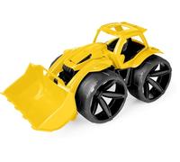 Wader 64530 - Tractor Maximus en Amarillo con neumáticos Extra Anchos, tamaño Aprox. 68 cm, para niños a Partir de 12 Meses, Adecuado como Regalo para Juegos creativos